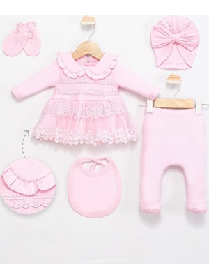 Almini Baby Mini Princess 5’li Hastane Çıkışı Seti (0-3 Ay)