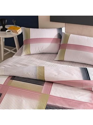 Omrs Store Taç Zyra Çift Kişilik Nevresim Takımı Pembe