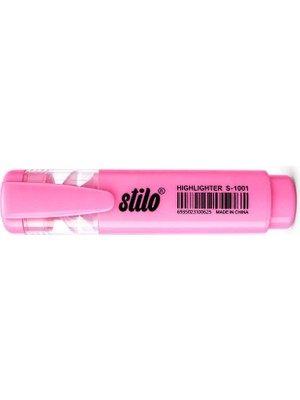 Stilo Fosforlu Kalem Pembe - 3 Adet