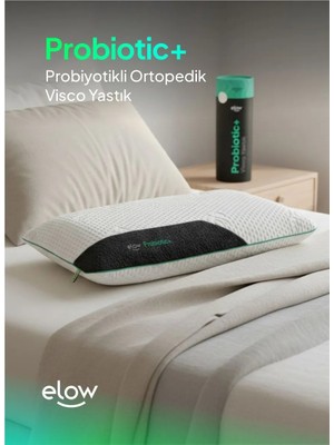 Elow Probiotic+ Klasik Ortopedik Visco Yastık, 70 x 45 x 11