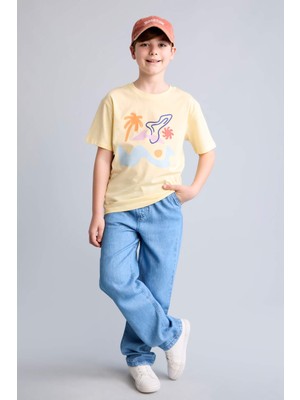 DeFacto Baggy Fit Jean Pantolon Erkek Çocuk H5579A826SM