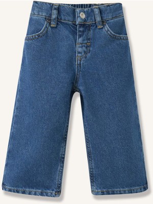 DeFacto %100 Pamuk Wide Leg Pantolon Kız Bebek H2200A526HS