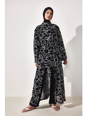 DeFacto Regular Fit Baskılı 3'lü Burkini Mayo G8874AX26SM
