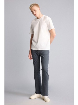 DeFacto Sergio Regular Fit Normal Bel Boru Paça Düz Paça Jean Pantolon E7266AX26SM