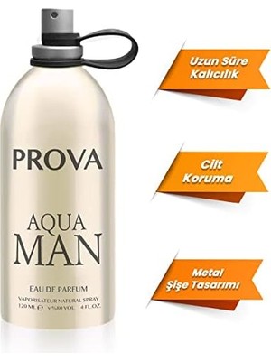 Omrs Store Prova Aqua Man Edp Erkek Parfüm 120 ml