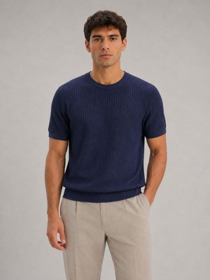 Classics Men Lookman Slim Fit Erkek Kısa Kol Triko Tişört  7696