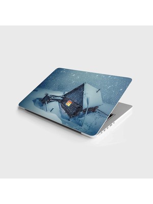 Tech Butiq Laptop Bilgisayar Notebook Pc Kaplama Etiketi Kar Ev