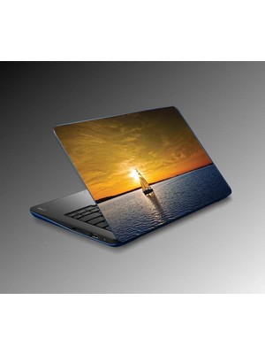 Tech Butiq Laptop Notebook Pc Kaplama Etiketi Ocean Sunset