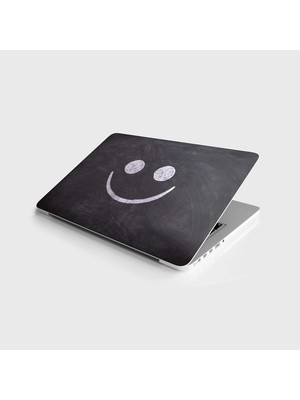 Tech Butiq Laptop Notebook Pc Kaplama Etiketi Gülümse