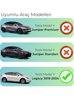 Tech Butiq Model Y ile Uyumlu Bagaj Perdesi | Juniper Uyumlu Değildir