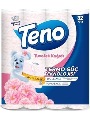 Tech Butiq Teno Pudra Kokulu Tuvalet Kağıdı 32 Adet