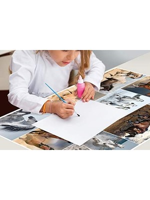 Tech Butiq 19378 Yazı Masası ALTLIĞI,KAYMAZ,55X35 Cm,köpekler Için Tasarım,çift Taraflı Motif,çocuklar Için 1 Yazı Altlığı 550 x 350 mm