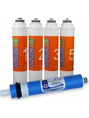 Sulook Waterlife Filtre 5 'li Lg Mebran Set Waterlife Su Arıtma Filtresi