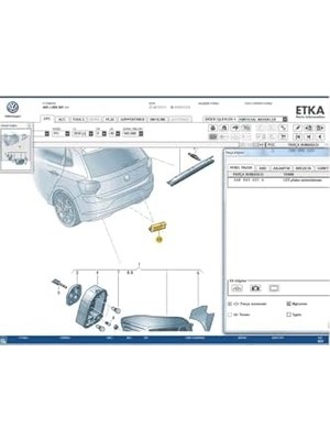 Tech Butiq Parça Deponuz (155) (2013-2016) LED Plaka Lambası 1K8943021D / 1K8943021 Golf 7 ile Uyumlu