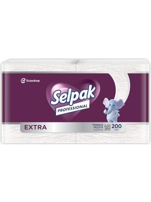 Tech Butiq Selpak Professional Peçete, 200 Yaprak