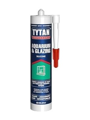 Tech Butiq Tytan Professional Akvaryum ve Cam Silikonu 280ML. (Şeffaf)