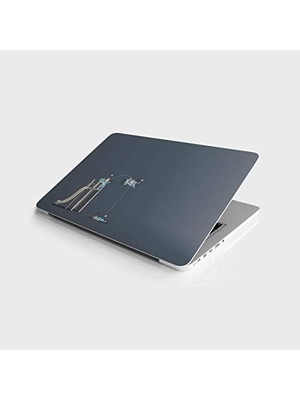 Tech Butiq Laptop Notebook Pc Kaplama Etiketi Super Man