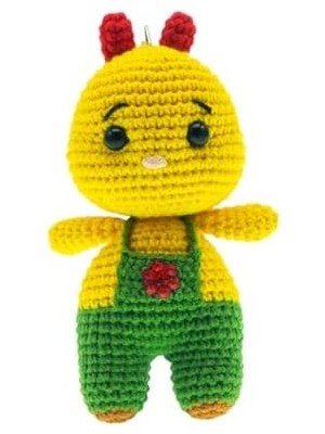 Tech Butiq Amigurumi Sincap Anahtarlık –%100 Pamuk Ip Tığ Işi, Sevimli Figür, Çanta ve Anahtar Süsü Hediyelik