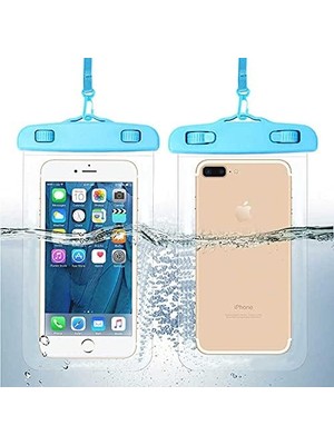 Tech Butiq Su Geçirmez Cep Telefonu Kılıfı Tüm Telefonlara Uygun (7 Inçe KADAR)%100 Waterproof (Siyah)