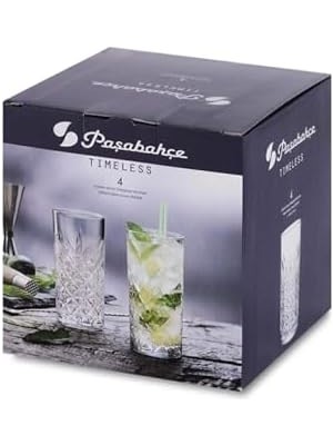 Tech Butiq 52800 4'lü Meşrubat Bardağı 450 cc Su Bardağı Limonata Bardağı Shot Orjin. Kutulu 991825721