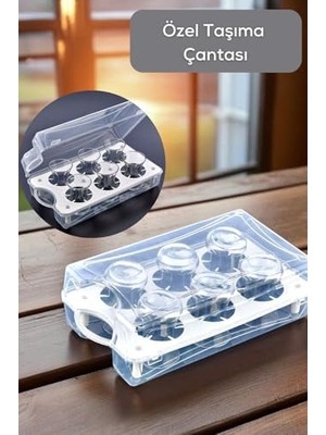 Tech Butiq Life 6 Lı Çantalı Çay Bardağı Taşıma Kutusu Seyahat Piknik Seti MIT1236