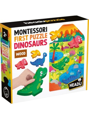 Tech Butiq Headu Montessorı My Fırst Puzzle Dınosaurs