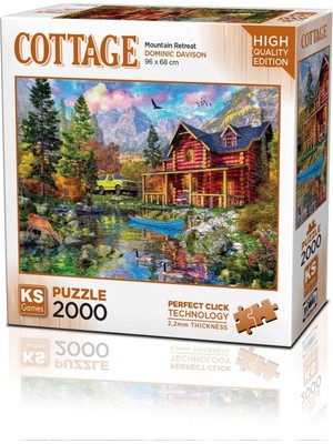 Tech Butiq 22513 Mountain Retreat 2000 Parça Puzzle -Ks