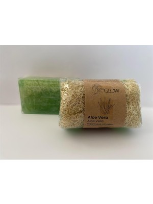 Tech Butiq Miglow Doğal Kabak Lifli Aloe Sabunu, Masaj Etkili, Bitkisel Özler Içeren, 120GR