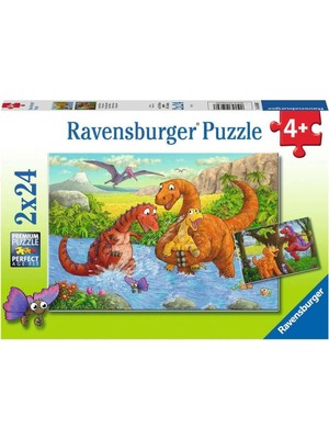 Tech Butiq Puzzle, Dinos, 2X24 Parça