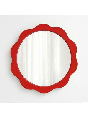 Ortakçı Design Echo Deco Core - Modern Dalgalı Çerçeve Ayna | Dekoratif Mdf Ayna