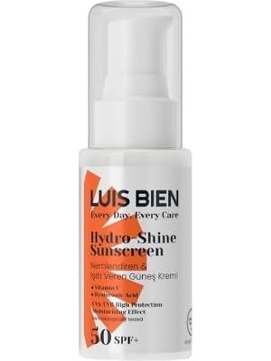 Tech Butiq Luis Bien Spf 50 Güneş Kremi | Nemlendiren ve Işıltı Veren | Yüksek Koruma | Parlak Cilt