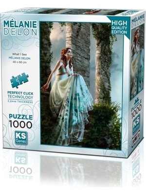 Tech Butiq Ks Games 20688 Ne Görüyorum 1000 Parça Puzzle -Ks Puzzle