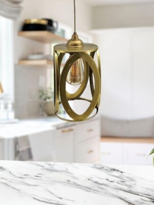 Tech Butiq Endüstriyel Eskitme Metal Oval Model Tekli Sarkıt Salon Hol Mutfak Avize Modelleri