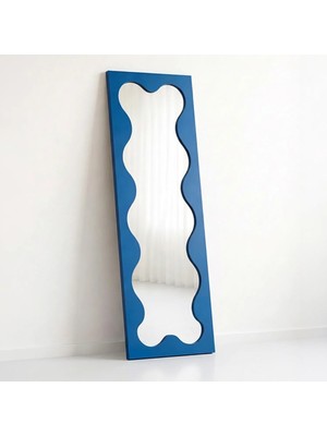 Ortakçı Design Echo Deco Flow Frame – Içi Dalgalı Boy Aynası | Modern Dekoratif Mdf Ayna 150 x 40 cm