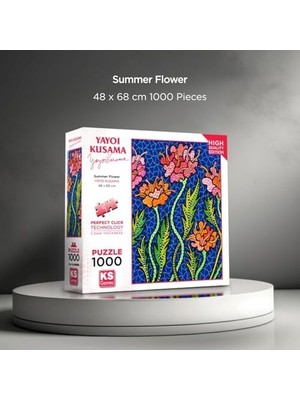 Tech Butiq 1000 Parça Yaz Çiçekleri Puzzle