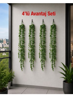 B&Nine 4'lü Yapay Çiçek Sarkan Okaliptus Sarmaşık