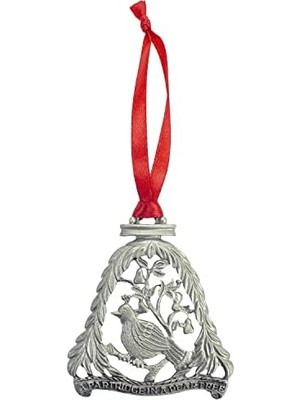 Tech Butiq 12 Günlük Süs Seti, 12'li Metal Süs Seti, 7,7 Cm, Abbey & Ca