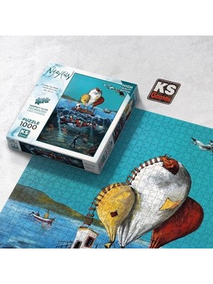 Tech Butiq 20709 Under The Water 1000 Parça Puzzle -Ks Puzzle