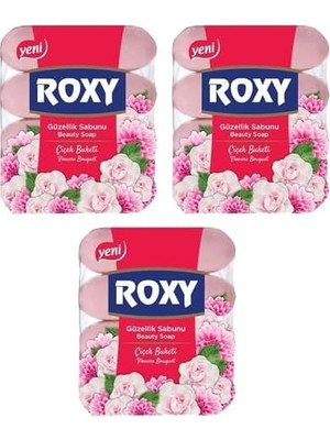 Tech Butiq Roxy Güzellik Sabunu Gül 4X70 gr x 3 Adet