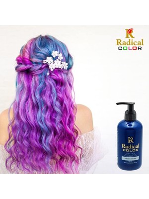 Tech Butiq Radical Coloring Saç Kremi ve Yarı Kalıcı Saç Boyası 250 ml (Rodamin Kırmızısı