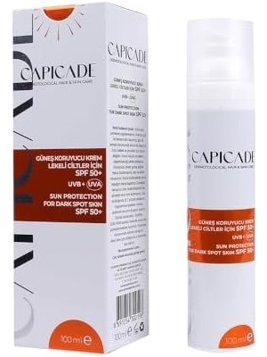 Tech Butiq Capicade Güneş Spf 50 ve Krem Lekeli Cilt 100 ml