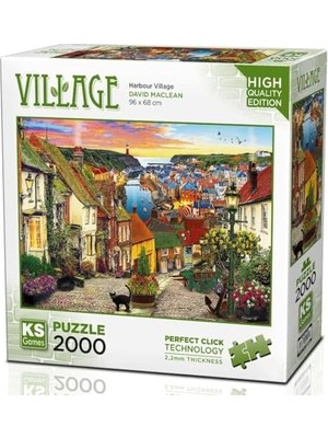 Tech Butiq 2000 Parça Liman Köyü Puzzle