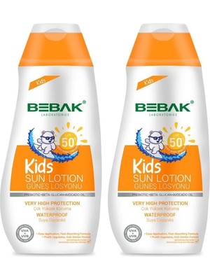 Tech Butiq Bebak Bebek Güneş Koruyucu Losyon 50+ Spf 200 ml (2 Paketi)