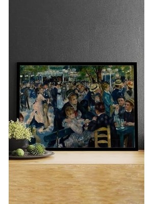 Tech Butiq (PSTER14637) Galette Değirmeni - Auguste Renoir Sanatsal Çerçeveli Tablo 21 x 30