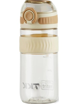 Tech Butiq Tkk 550 ml Rahat Içim (U Ağızlı) Bpa Içermeyen Taşıma Kulplu Tritan Su Matarası FFTKK1016-550ML