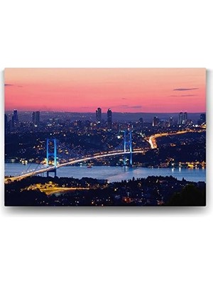 Tech Butiq Istanbul Köprü Tablosu - 140X100CM