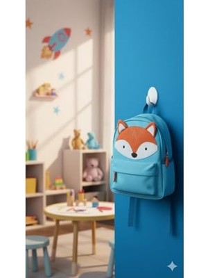 Tech Butiq Mini Kendinden Yapışkanlı Duvar Askısı – 5.5 x 3.2 cm | Iz Bırakmaz, Güçlü Tutuş 722286 Beyaz