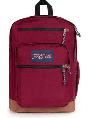 Jansport Cool Student Russet Red Sırt Çantası VFE-EK0A5BAKN621 600D Polyester Vegan Malzeme ile Günlük Kullanım İçin