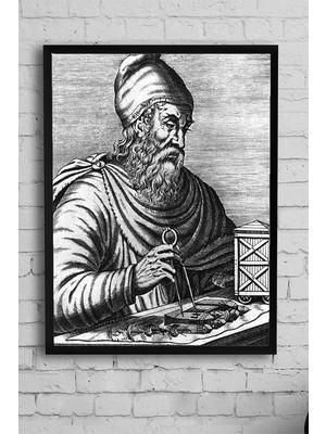 Tech Butiq (PSTER9863) Arşimet Bilimsel Çerçeveli Tablo 2 (30 x 40CM)