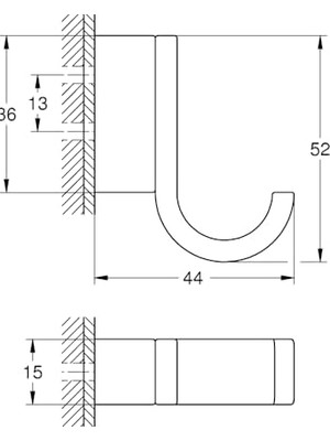 Tech Butiq Tekli Havlu Askısı Warm Sunset – 41039DA0
